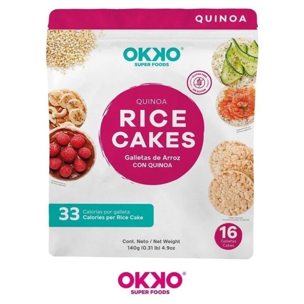 Rice Cake OKKO con Quinoa 5 piezas de 140 g 