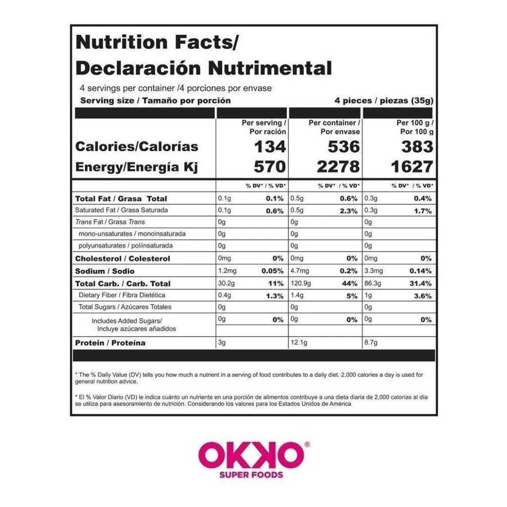 Rice Cake OKKO con Quinoa 5 piezas de 140 g 