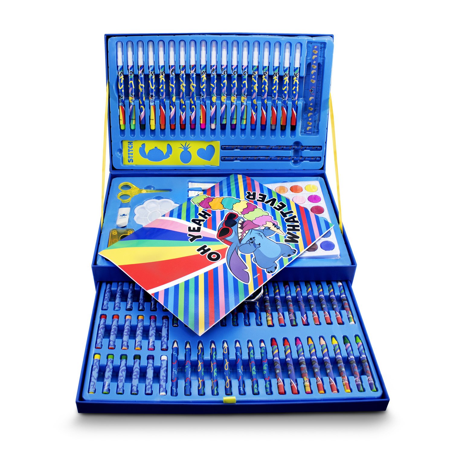 Set De Arte Para Niños Stitch +100 Piezas