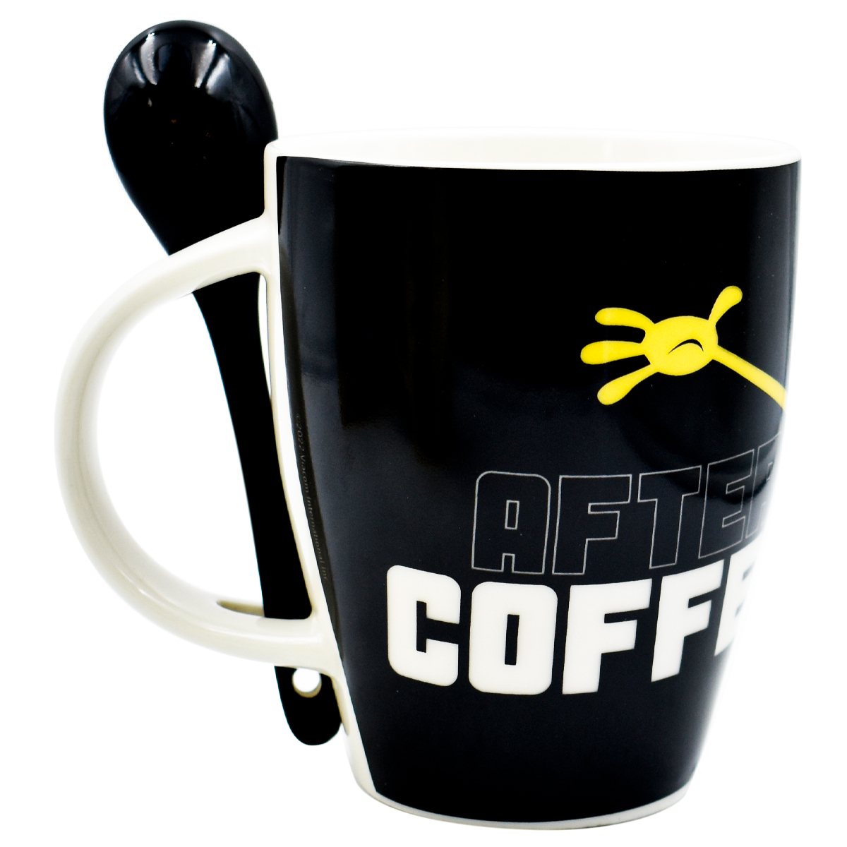 Fun Kids 1738-274 Set Tazas Cerámica Bob Esponja con cuchara 310ml