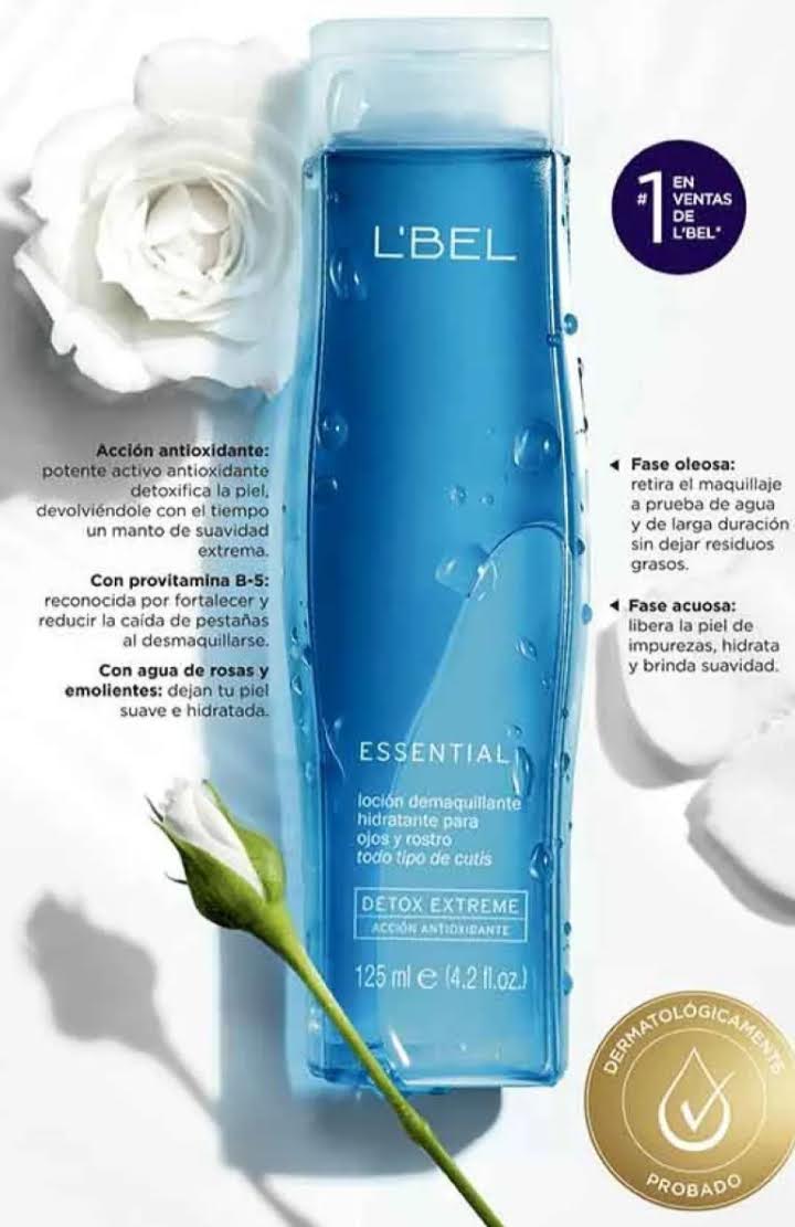 desmaquillante marca Lbel dos fases 