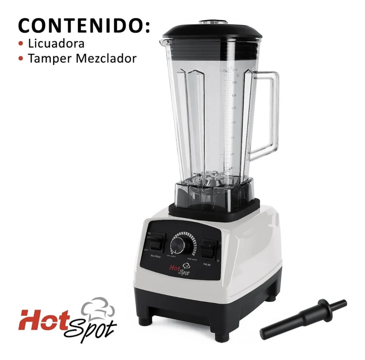 Licuadora Hot Spot 554 2 L plata con vaso de policarbonato 1500 W
