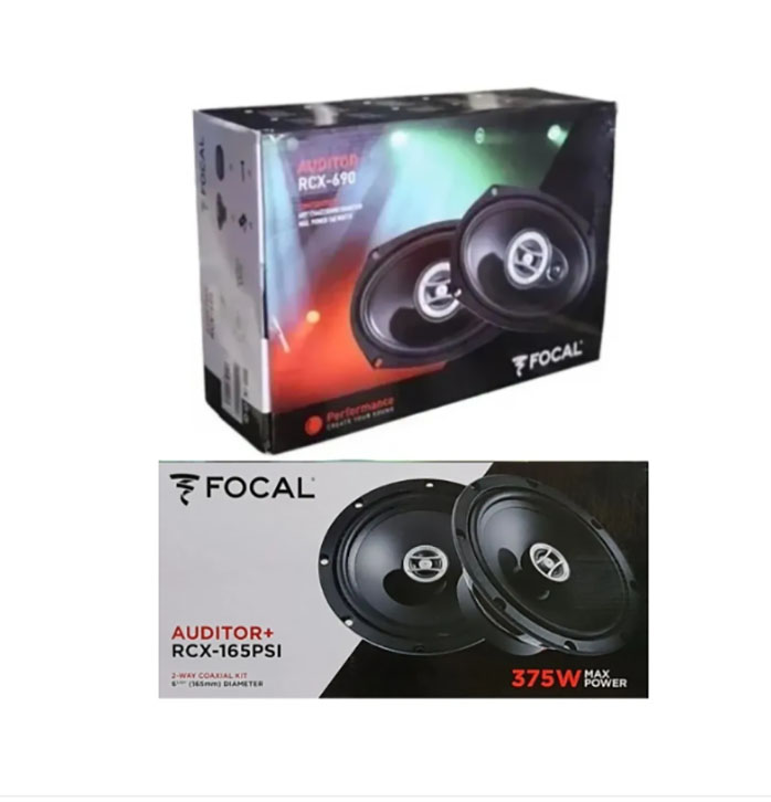 Paquete De Bocinas Focal 6.5 Y 6x9 Serie Auditor Muy Benas