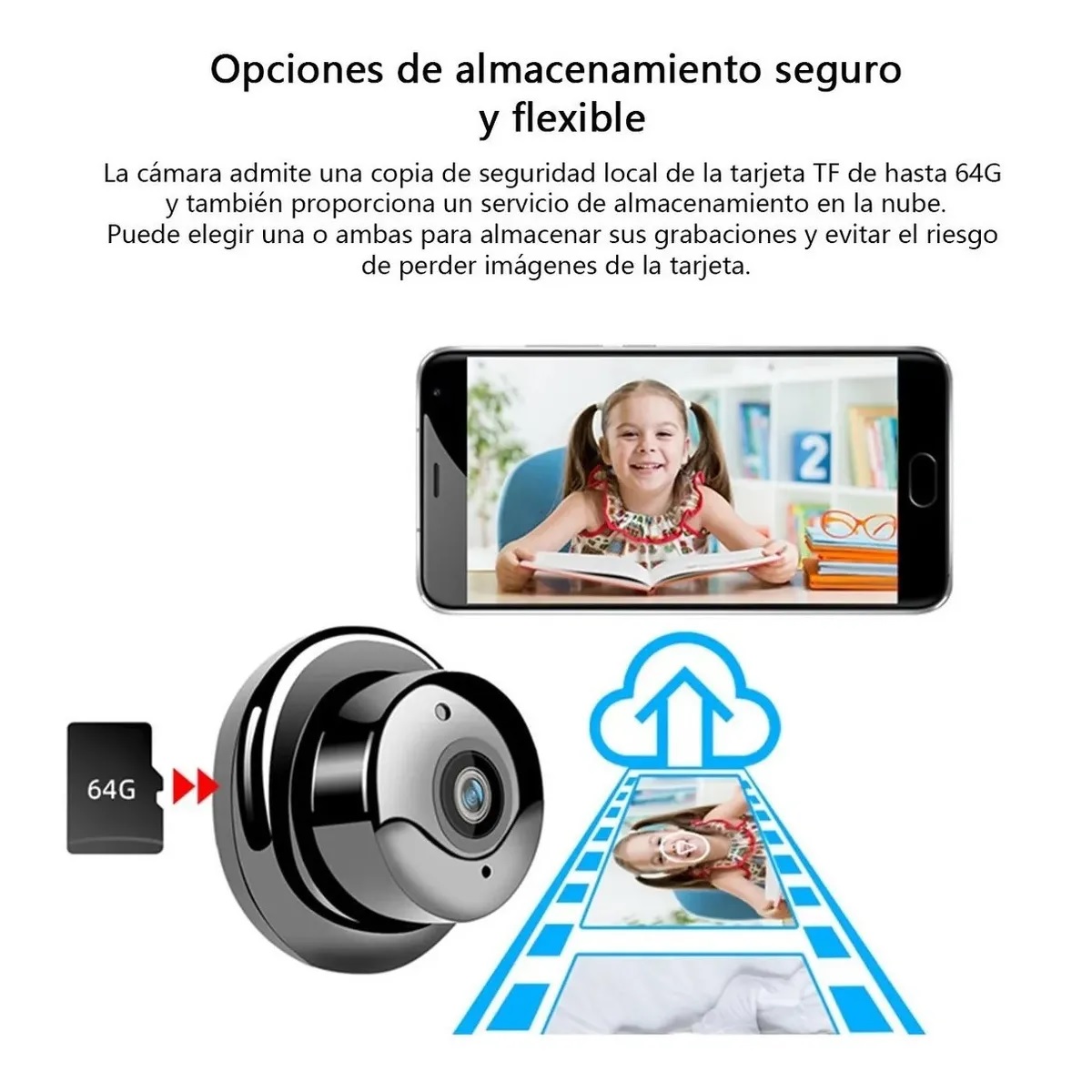Mini Cámara De Seguridad Wifi  Vigilancia 