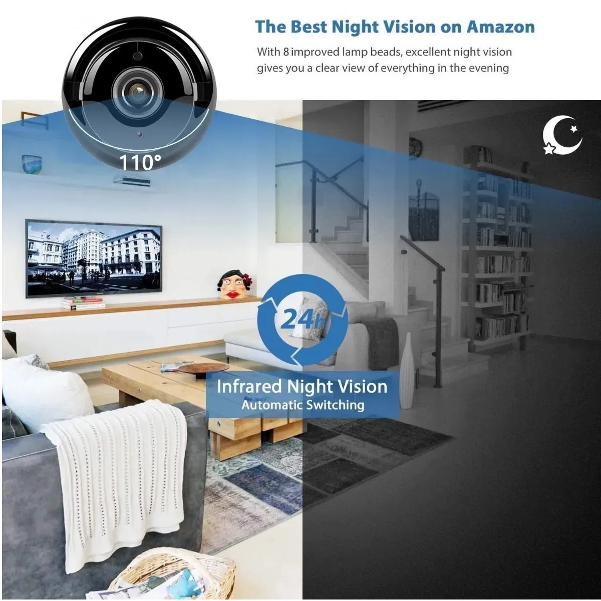 Mini Cámara De Seguridad Wifi  Vigilancia 