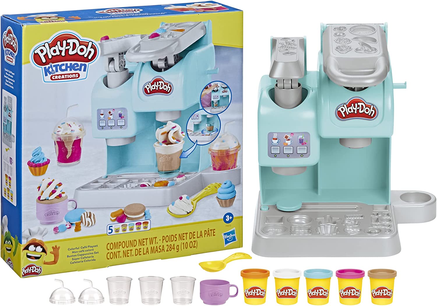 Play Doh Kitchen Creations Súper Cafetería Hasbro