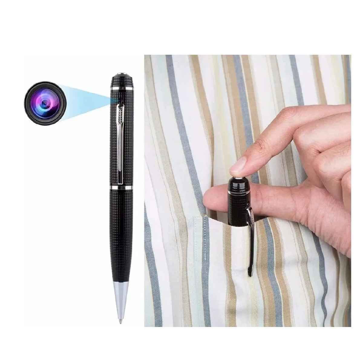 Camara Espia Mini Oculta Pluma Wifi Full Hd 32gb 1920x1080p