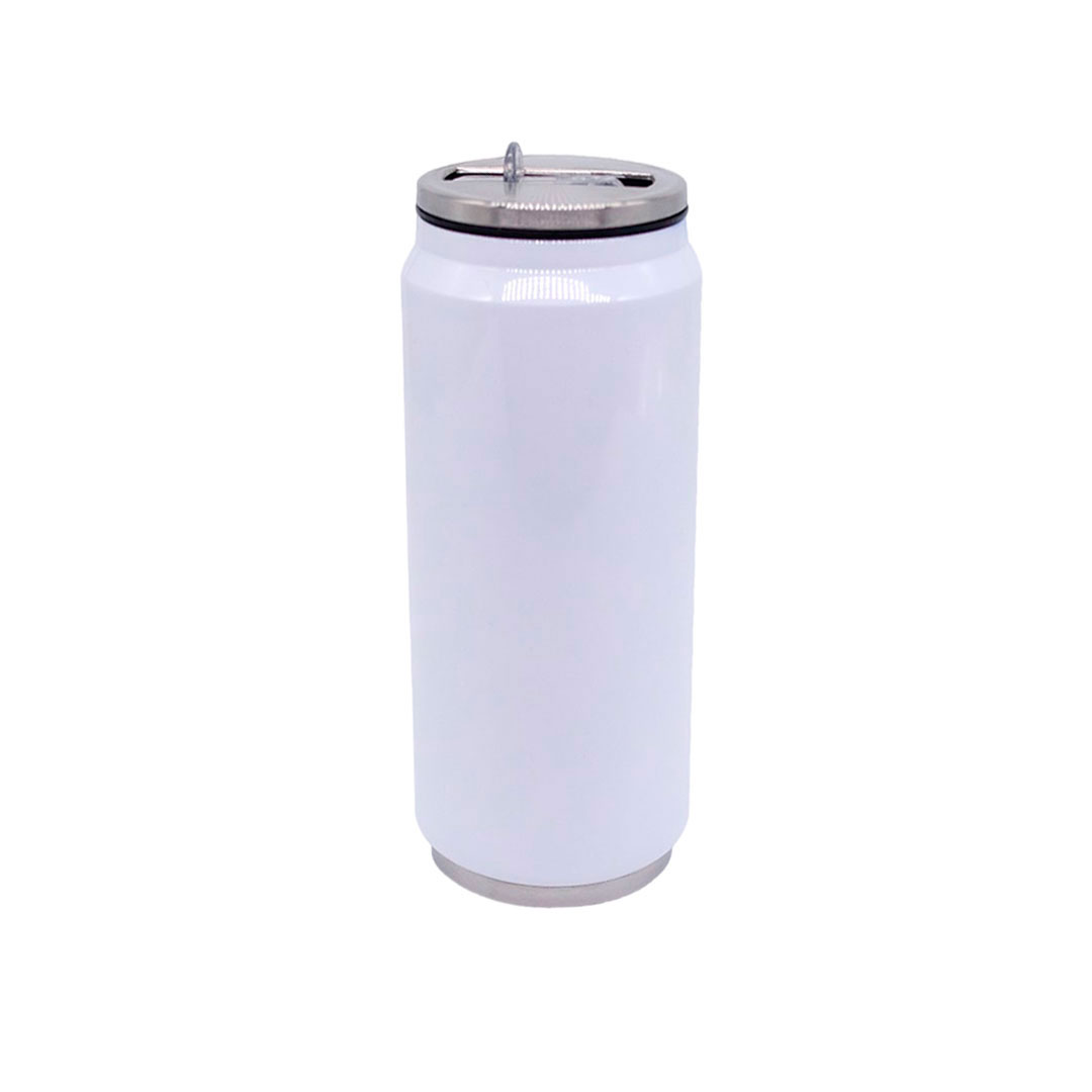 Lata de acero inoxidable Rigba de 500ml para sublimacion Blanca
