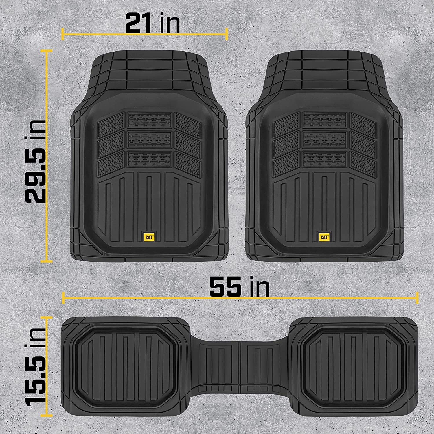 3 Tapetes Caterpillar para Uso Rudo
