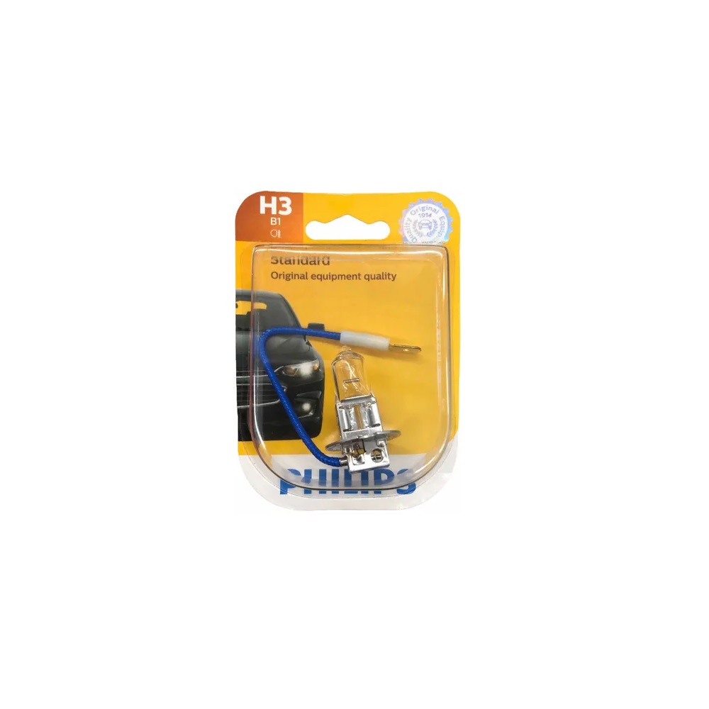 2 Focos Phillips H3 12v 55w Halógeno Equipo Original
