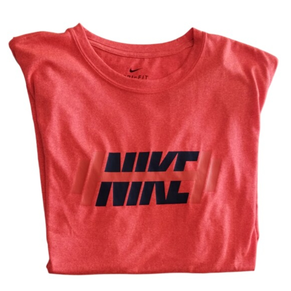 Playera Nike casual naranja  para hombre dd9204-644