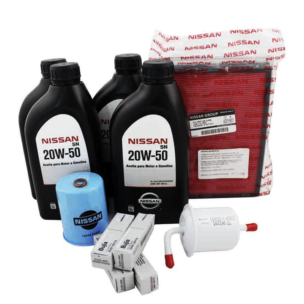 Kit de afinación completo original Nissan Tsuru III 1992-2017 Aceite 20w50