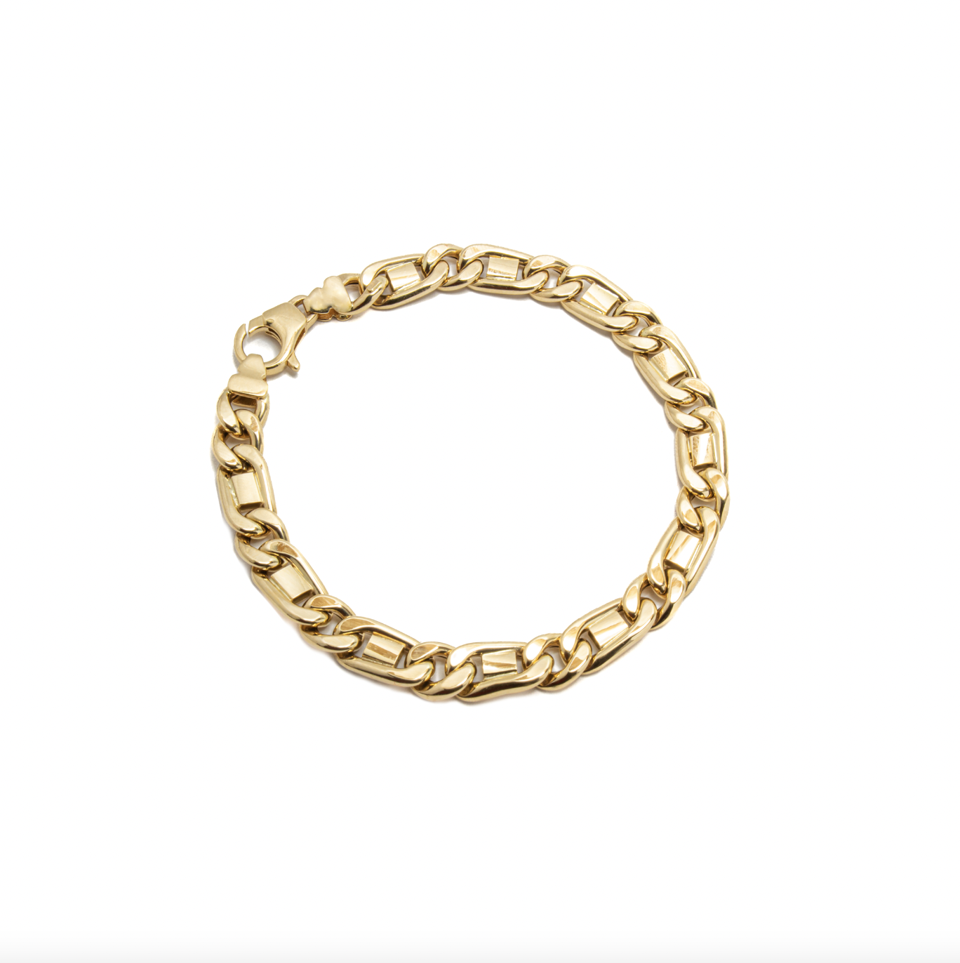 Pulso Egipcio Oro Italiano 14 Kilates.