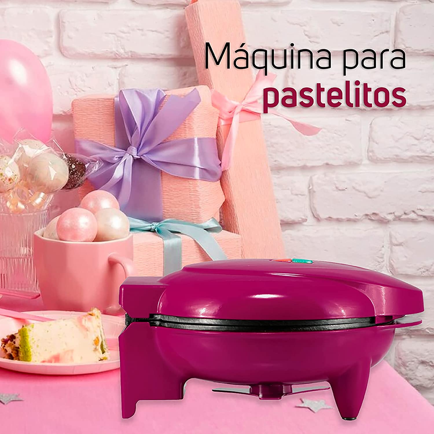 Máquina para hacer 4 Cupcakes CUPCAKE-CO Color Rosa Taurus