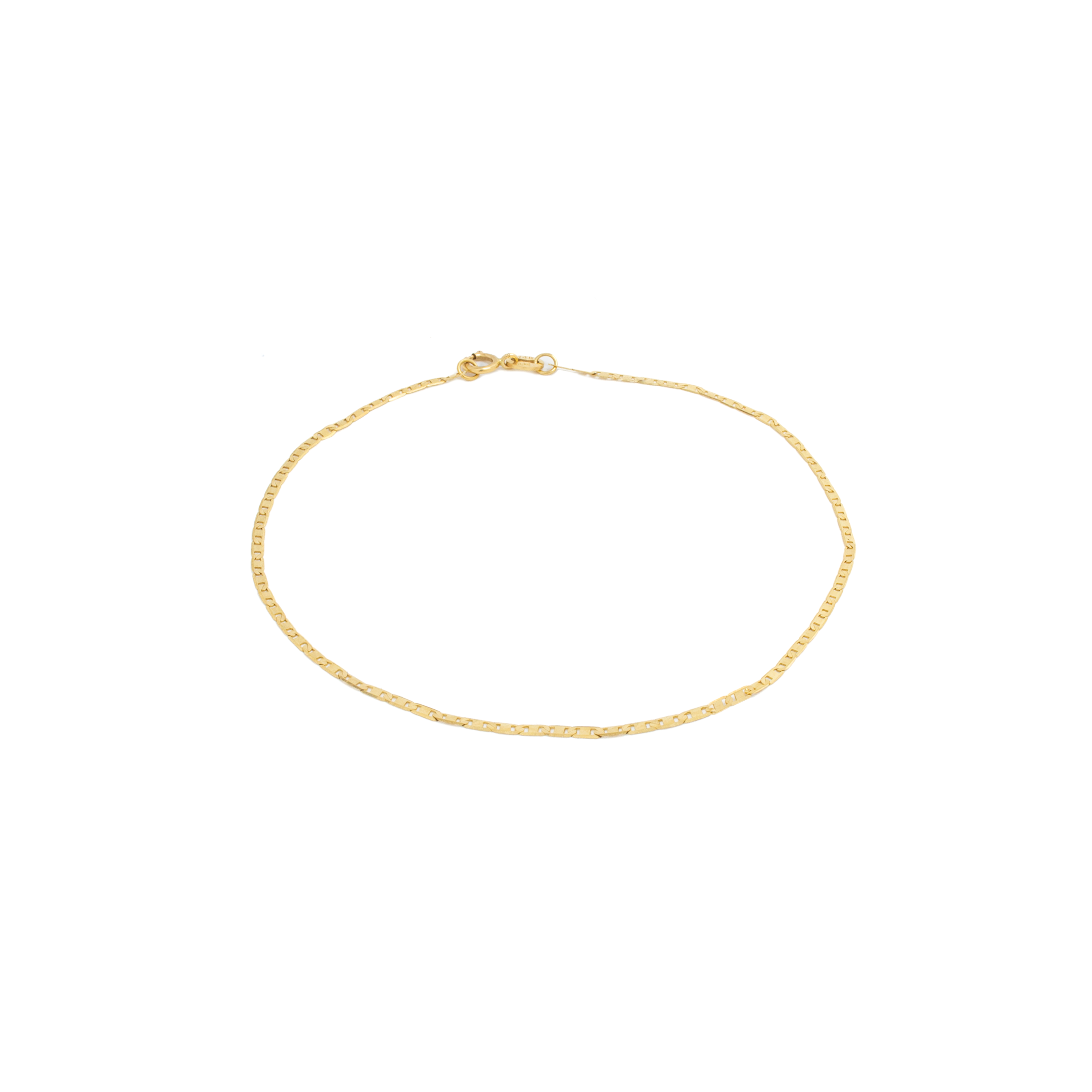 Pulso 18 cm x 1 mm Oro Italiano 14 Kilates.