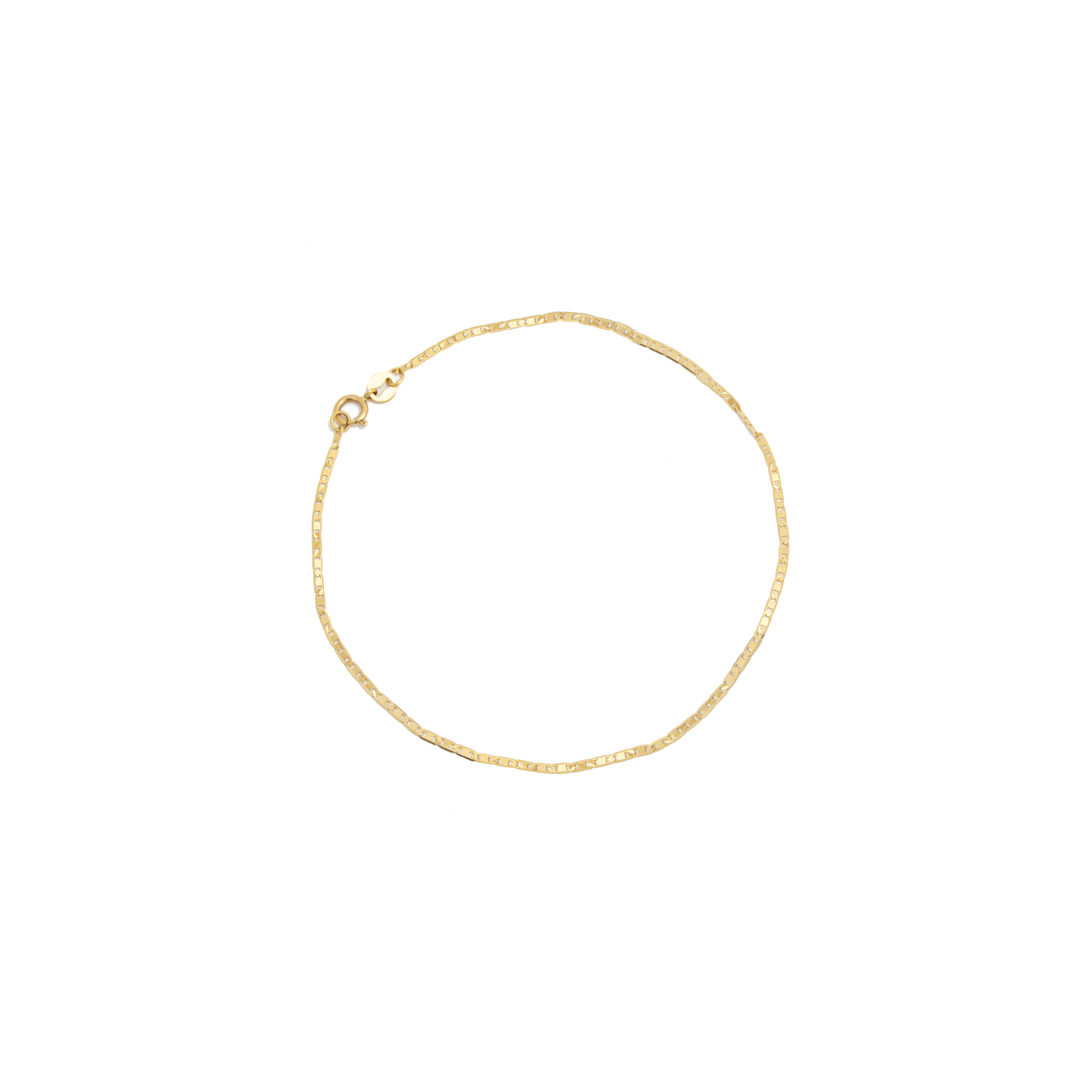 Pulso 18 cm x 1 mm Oro Italiano 14 Kilates.