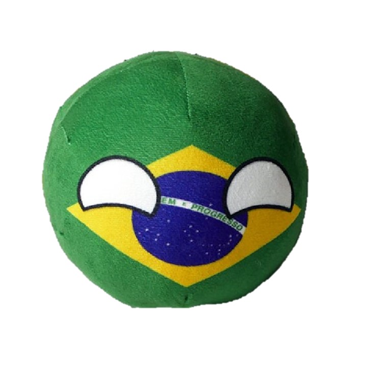 Peluche Countryball Brasilbolita 20 cm