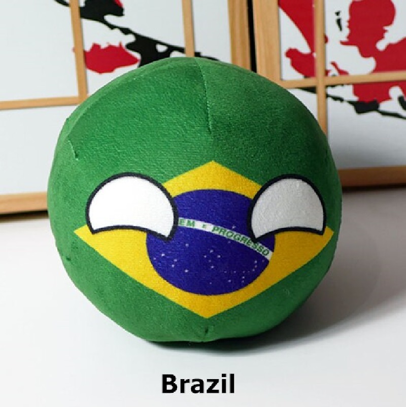 Peluche Countryball Brasilbolita 20 cm