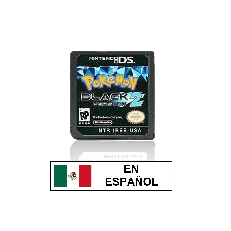 Cartucho R4 Repro Nintendo DS Pokémon Negro 2 Español