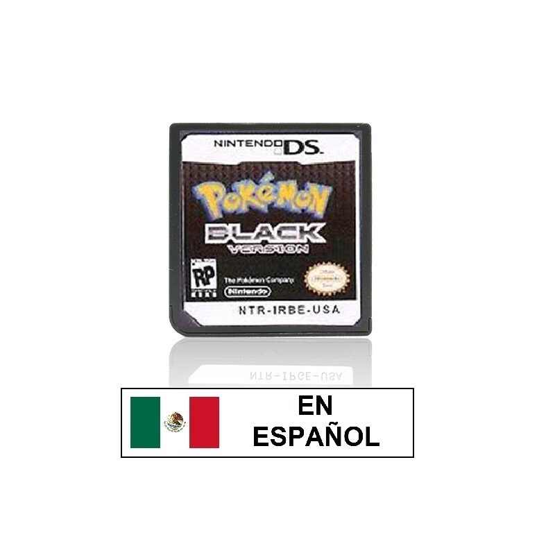 Cartucho R4 Repro Nintendo DS Pokémon Negro Español