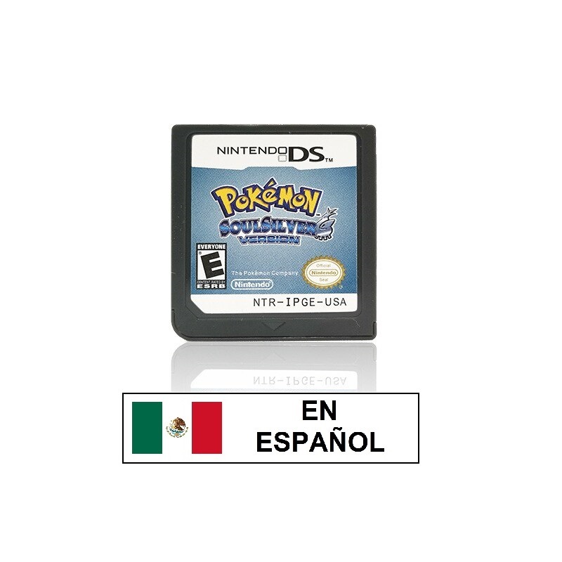 Cartucho R4 Repro Nintendo DS Pokémon Plata SoulSilver Español
