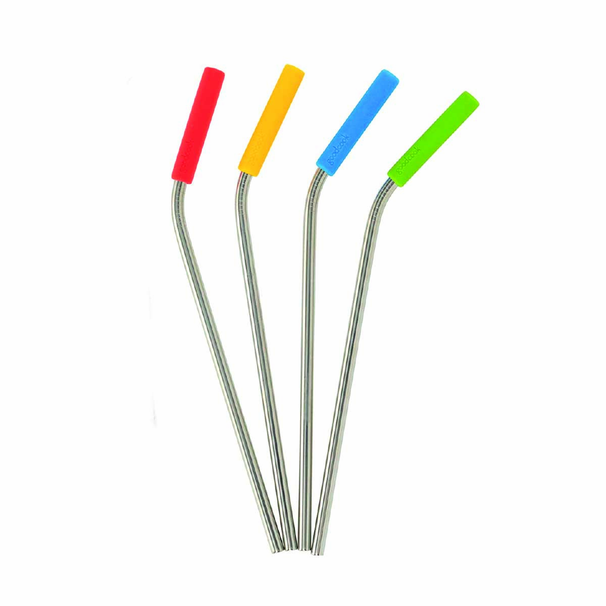 Set 36 piezas popotes de acero inoxidable con punta de silicona reutilizables y cepillos limpiadores