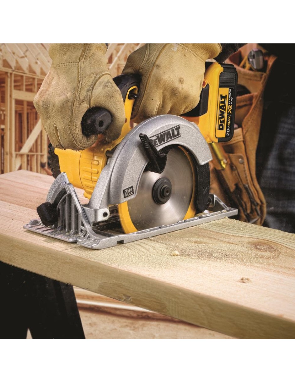 DEWALT DCS391 Sierra circular inalámbrica de 20V MAX de 6,5 pulgadas