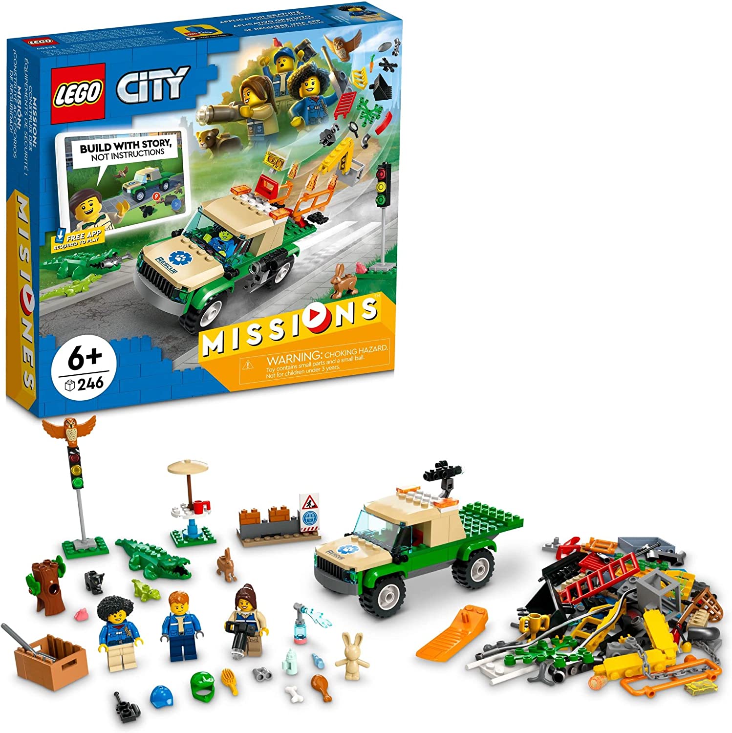 Lego City 60353 Misiones De Rescate De Animales Salvajes