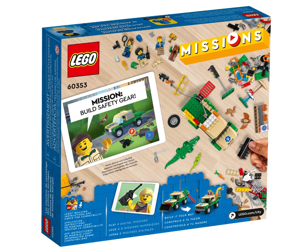 Lego City 60353 Misiones De Rescate De Animales Salvajes