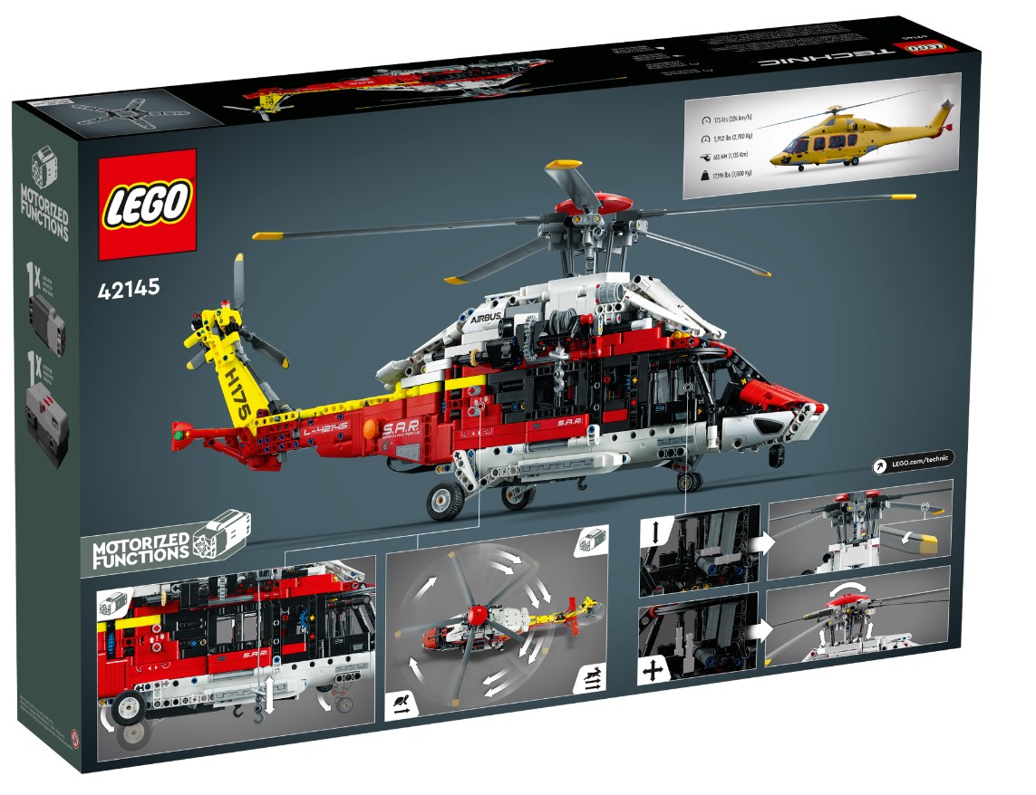 Lego Technic 42145 Helicóptero De Rescate Airbus H175