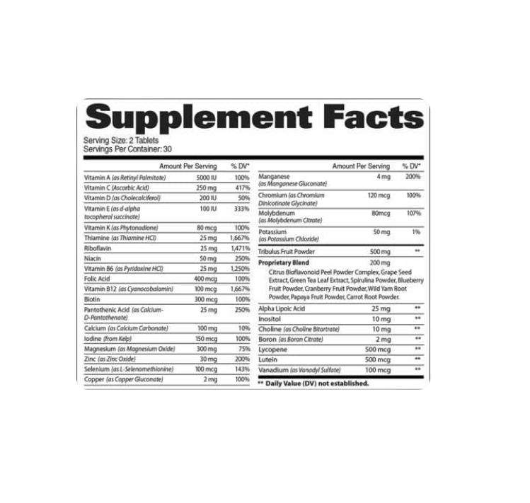 Mens Multi+Test 60 Tabls.