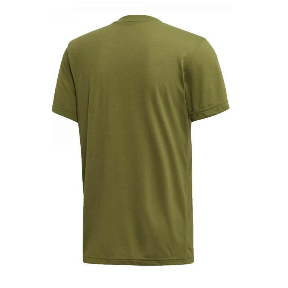 Playera Adidas M d2m Clml verde para hombre ei5654