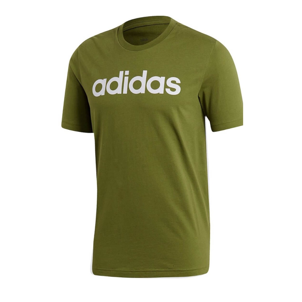 Playera Adidas M d2m Clml verde para hombre ei5654