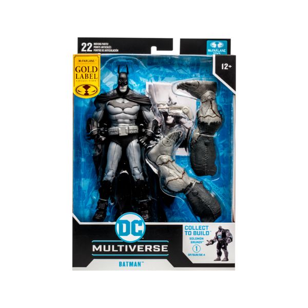 Batman Black and White Exclusivo Gold Label McFarlane BAF Solomon Grundy DC Arkham