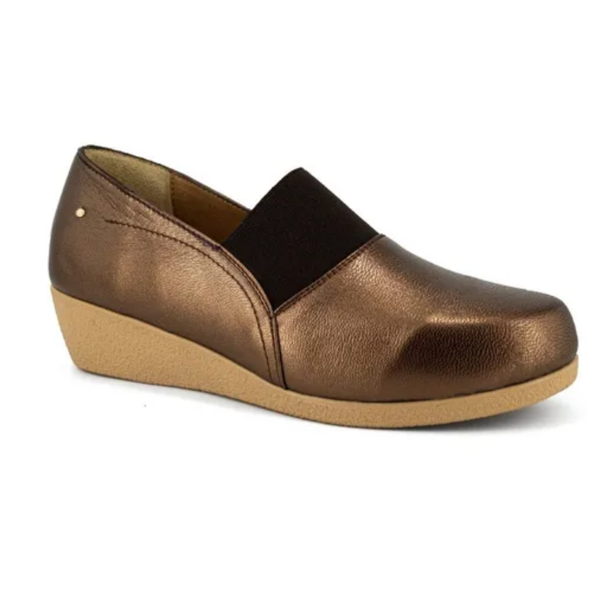 Zapato Comodo Y Suave De Dama Gonzer Mod Málaga Cobre