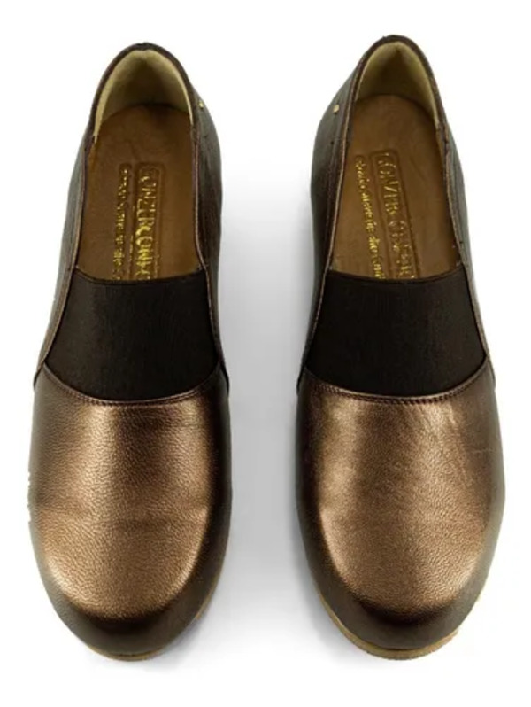 Zapato Comodo Y Suave De Dama Gonzer Mod Málaga Cobre