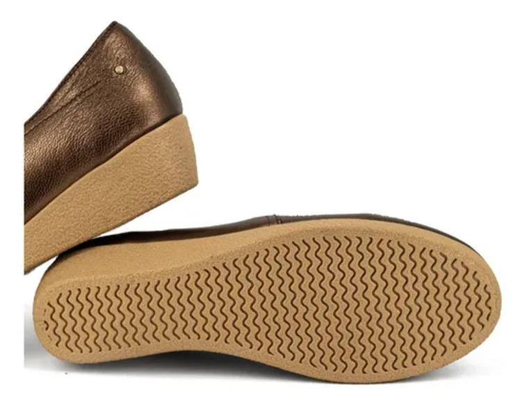 Zapato Comodo Y Suave De Dama Gonzer Mod Málaga Cobre