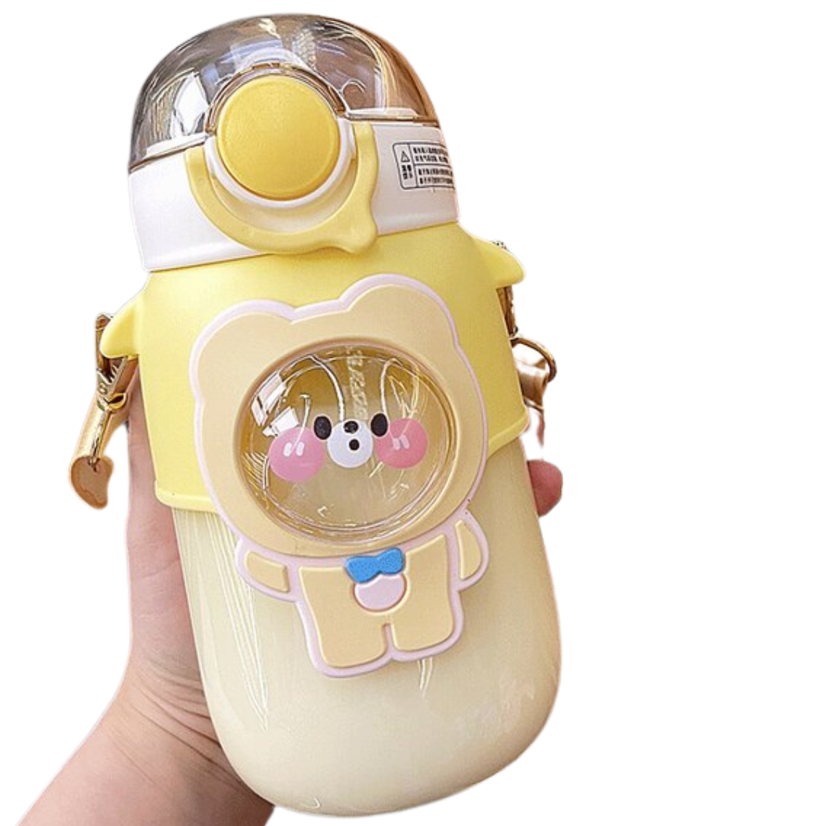 Termo Agua Diseño Osito Biberon Moda Mujer Niña Kawaii 750ML