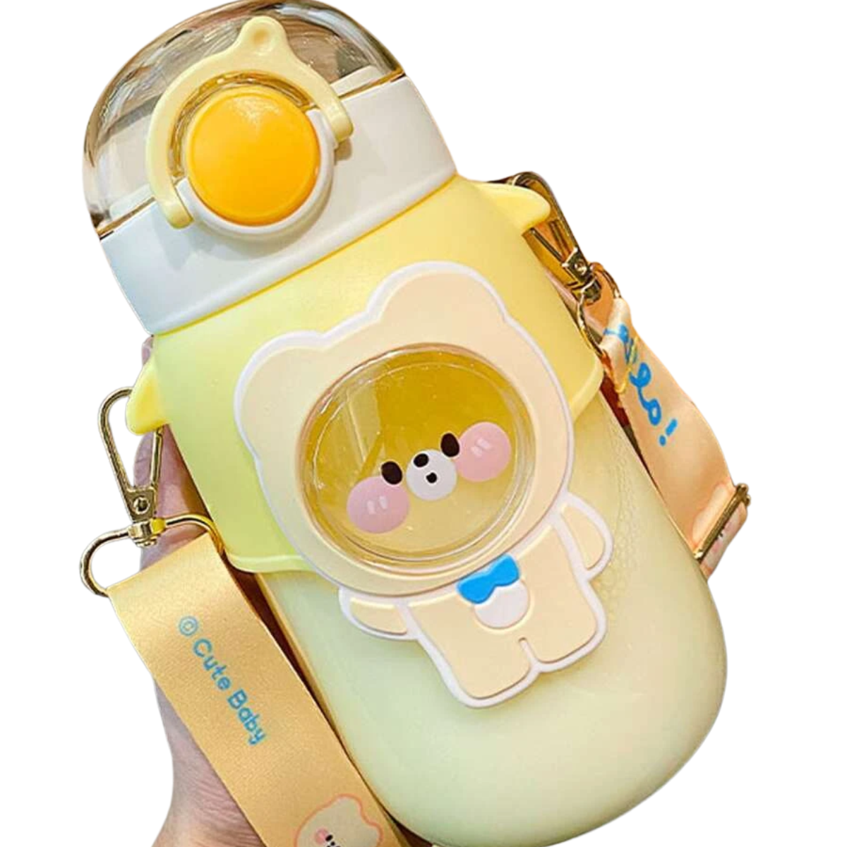 Termo Agua Diseño Osito Biberon Moda Mujer Niña Kawaii 750ML