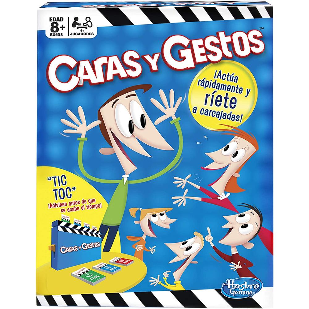 Juego De Mesa Caras Y Gestos Hasbro En Español