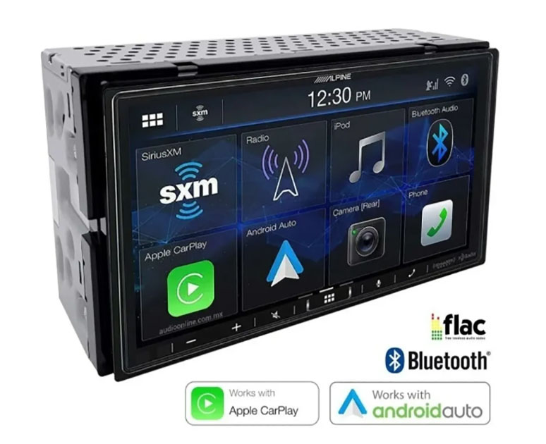 Pantalla Doble Din Alpine Ilx-407 Carplay Androidauto Hd Bt