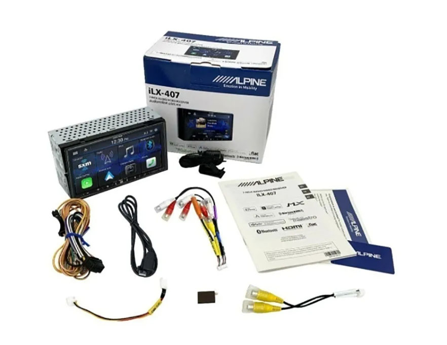 Pantalla Doble Din Alpine Ilx-407 Carplay Androidauto Hd Bt