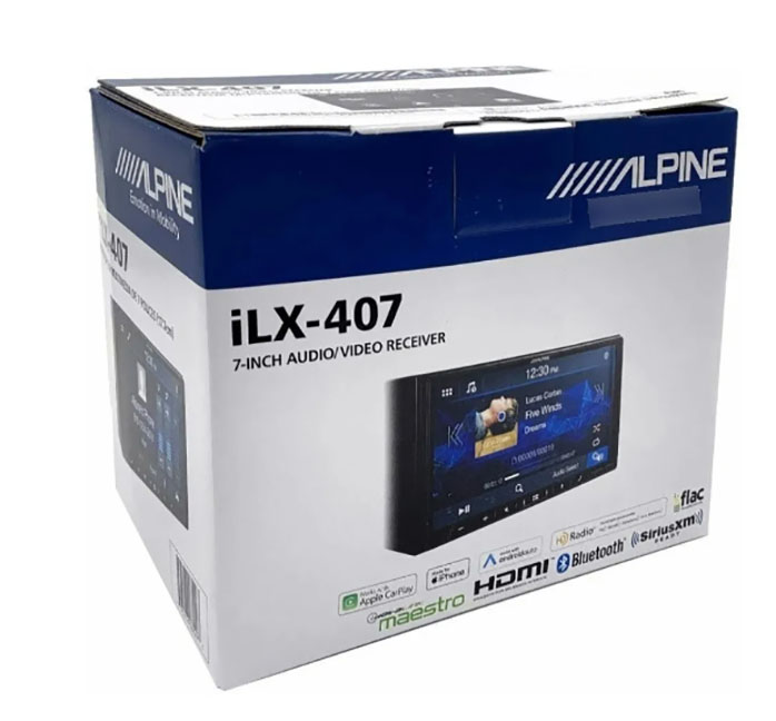 Pantalla Doble Din Alpine Ilx-407 Carplay Androidauto Hd Bt