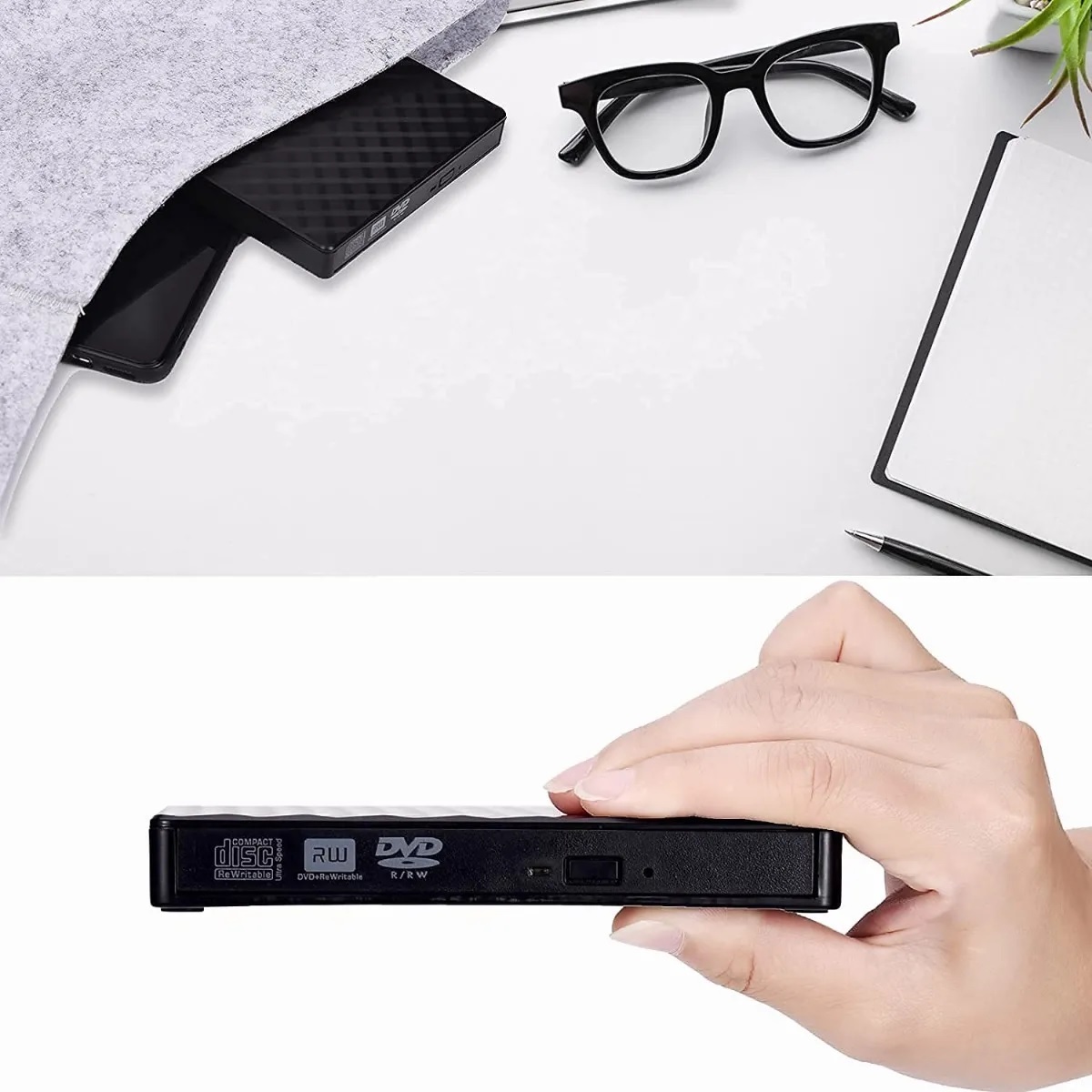 Lector Y Grabadora De Dvd/cd/externa Quemador Usb 3.0 Cd/dvd