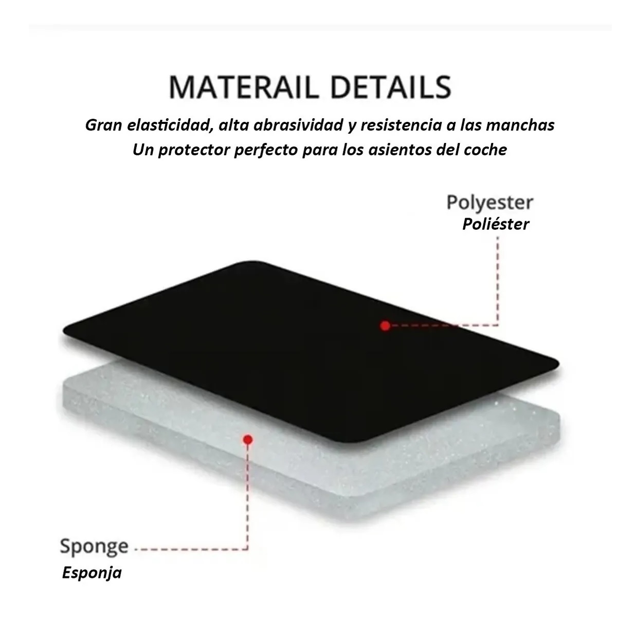 Kit 9 Piezas Funda Para Asiento De Auto, Universal Gris