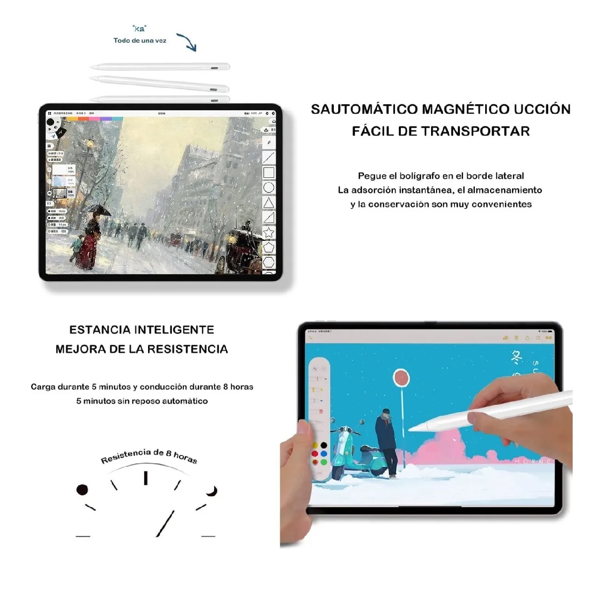 Pluma Lapiz Stylus Universal Para iPad Tablet Android iPhone