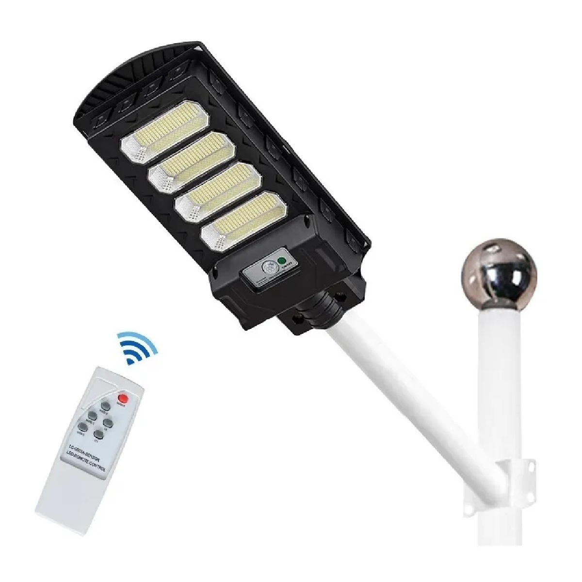 Lámpara Led Solar 300w Luminaria Suburbana Alumbrado Público