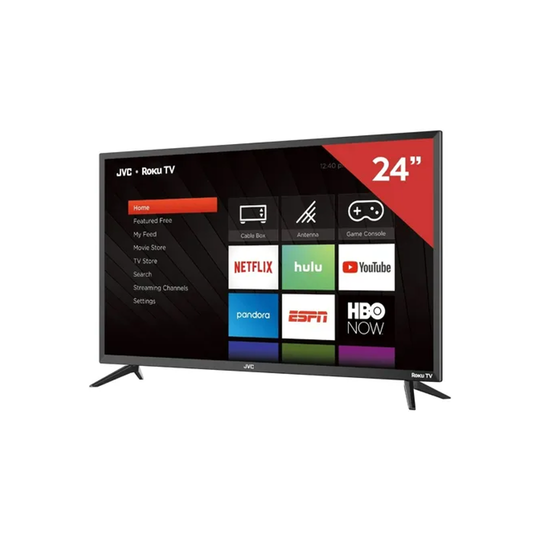 Pantalla Jvc Roku Tv 24 Pulgadas Led Hd Smart Tv