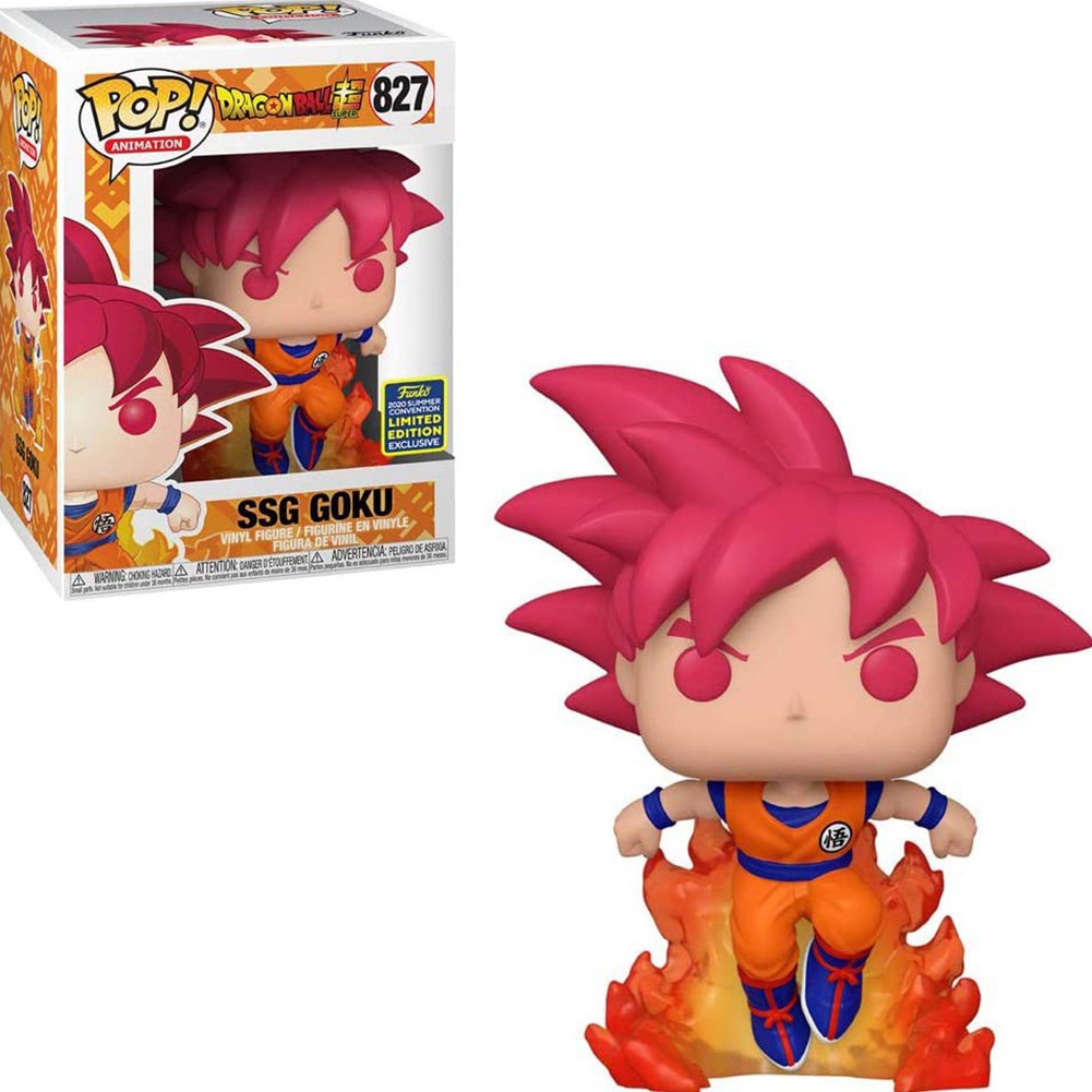 Funko Pop Dragon Ball Super Goku Super Saiyan Dios 827