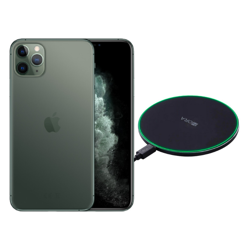 iPhone 11 Pro 256GB Verde Reacondicionado Grado A + Cargador Genérico